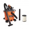 RIDGID 16 Gal. 5.0 Peak HP NXT Shop Vacuum Wet Dry Vac with General Debris Filter, Locking Hose and Attachments HD1640