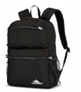 17.5" High Sierra Abbreviate Backpack, Laptop Bookbag for Travel (Black)
