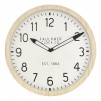 16" Threshold Wall Clock Wood