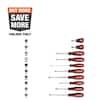 10-Piece Milwaukee Combination Screwdriver Set