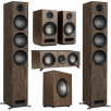 Jamo S 809 5.1 Home Theater Speaker System Bundle (Walnut or Black)