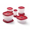 26-Piece Rubbermaid BPA-Free Plastic Food Storage Set (Red or Blue)