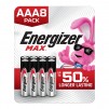 8-Pack Energizer MAX AAA Batteries, Triple A Alkaline Batteries