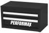 Performax 2-Drawer Black Steel Mini Tool Box + $0.99 Menards In-store Credit