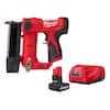 Milwaukee M12 12-Volt 23-Gauge Lithium-Ion Cordless Pin Nailer with HIGH OUTPUT XC5. 0 Starter Kit