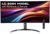 LG 34" WQHD IPS Curved Smart Monitor with MyView 100Hz 5ms (Black 34SR65QC-B 2024, Open Box)