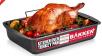 17" X 13" BAKKEN Nonstick Turkey Roasting Pan with Rack