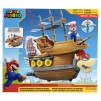 2.5 inch Nintendo Super Mario Deluxe Bowsers Airship Action Figure Playset