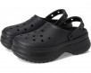 Crocs Unisex Classic Stacked Clogs Platform (Black)