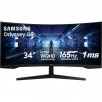 34" Samsung Odyssey G55T WQHD 165Hz 1ms(MPRT) AMD FreeSync HDR Curved Gaming Monitor  - LC34G55TWDNXZA