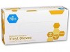 100-Count MED PRIDE Medical Vinyl Examination Gloves (Large)