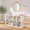 Better Homes & Gardens 8 Cube Organizer w/ 4 Shelf Inserts: Textured White $56.86, Tobacco Oak $63.18