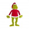 48-Inch Ruz Grinch Jumbo Plush, Dressed in a Santa Shirt and Hat