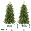 (2-Pk) 3 ft. Grand Duchess Twinkling Balsam Fir LED Pre-Lit Artificial Trees G4