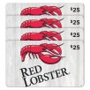 4-Pack $25 Red Lobster eGift Card (Email Delivery)