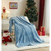 50"x70" Holiday Time Cozy Christmas Plush Embossed Oversized Throw Blanket (Various Patterns)