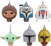 6-Count Hallmark Mini Christmas Ornaments (Star Wars: The Mandalorian, Shatterproof)