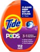 112-Count Tide PODS Laundry Detergent Pacs (Various) 4 for $68.17