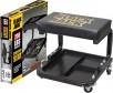 Torin  Jack DTR6100W Padded Rolling Creeper Seat with Tool Tray, Black, 4 Wheels