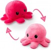 TeeTurtle The Original Reversible Octopus Plushie (Light Pink / Dark Pink)