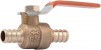 SharkBite 22461LFA Brass Crimp Ball Valve, 1/2 Inch x 1/2 Inch: 1-Pack $3.68, 3-Pack $11.04