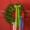 24"  Holiday Time Greenery Christmas Wreath with Bows (Multicolor)  $8.97 & More