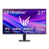 27" LG UltraGear FHD 144Hz Overclock Gaming Monitor with AMD FreeSync G-Sync Compatible, 27G411A-B