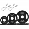 35-Lb BalanceFrom Classic 2-Inch Cast Iron Weight Plates for Strength Training (2x 10-lb + 2x 5-lb + 2x 2.5-lb)