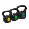30LB 3-Piece (10lb /15lb/ 5lb)  BalanceFrom Wide Grip Kettlebell Exercise Fitness Weight Set  $14.99 & More