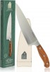 8-Inch Bloomhouse  Chef Knife - German Stainless Steel Blade with Forged Italian Olive Wood Handle