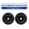 BalanceFrom Olympic Bumper Weight Plates: 20-lbs (2x10-lbs) $12, 50-lbs (2x25-lbs) $27 & More