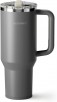 40-Oz  Silicanice Vacuum insulated Stainless Steel  Tumbler with Detachable Flip Straw Lid  (Various Colors)