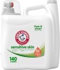 140-Oz ARM & HAMMER Sensitive Skin Free & Clear, 140 Loads Liquid Laundry Detergent