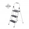 3-Step  Gorilla Ladders Compact Steel Step Stool with 225 lb. Load Capacity Type II Duty Rating  (8ft. Reach Height)