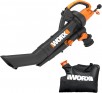 WORX WG505 Trivac 12 Amp 3-in-1 Electric Leaf Blower/Leaf Vacuum/Mulcher