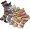 5-Pairs FYC Warm Thick Soft Wool Cozy Crew Socks for Women (Various) from  $6.17