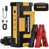 AVAPOW 12V 6000A Peak 32000mAh Portable  Car Battery Jump Starter (Yellow, W68)