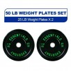 25-Lb BalanceFrom Olympic Bumper Plate Weight Plate (Pair):  Black $24 or Colored $27, 55-Lb Pair Black $80 & More