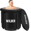 86-Gallon Wilder XL Ice Bath Cold Plunge ( Black,  32" x 29")