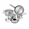14-Pc  T-fal Performa Stainless Steel Cookware, Silver