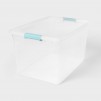 66-Qt Brightroom Clear Storage Bin with Latches