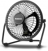 4-Inch Holmes High-Velocity Mini Personal Desk Fan (Black)