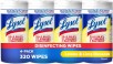 4-Pack 80-Count Lysol Disinfectant Multi-Surface Antibacterial  Wipes (Lemon & Lime Blossom) $9.6 or 5x 4-Packs for $33