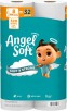 Angel Soft Toilet Paper, 8 Mega Rolls = 32 Regular Rolls, 2-Ply Bath Tissue, 8 Count