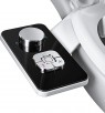 SAMODRA Non-Electric Cold Water Bidet Toilet Seat Attachment with Pressure Control - Black