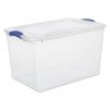 66-Quart  Sterilite Large Latching Storage Bin w/ Latch Lid (Blue): Single $8.98, 2-Pack $16.76  & More