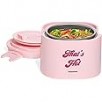 Paris Hilton Electric Lunch Warmer, 20-Ounce Stainless Steel Portable Food Container