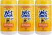 Select Accounts: 3-Pack 50-Count Wet Ones for Pets Antibacterial Dog Wipes w/ Aloe Vera (Tropical Splash)