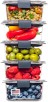 5-Pack 1.3-Cup Rubbermaid Brilliance BPA-Free Clear Plastic Food Storage Containers w/ Lids