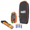 Klein Tools Non-Contact Voltage / GFCI Receptacle Test Kit with LCD & Flashlight (RT250KIT)